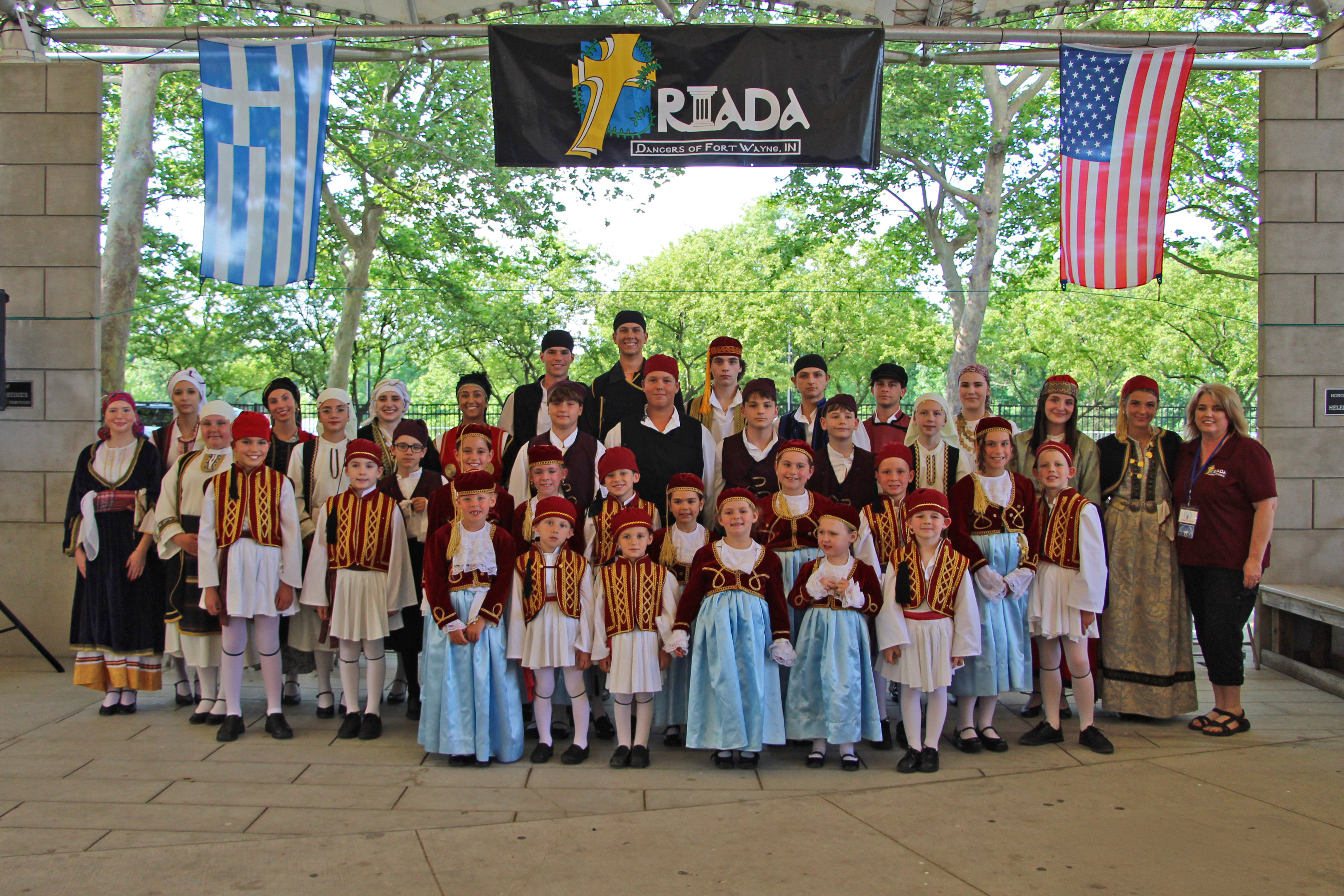 Triada Dancers performing at the Greek Festival